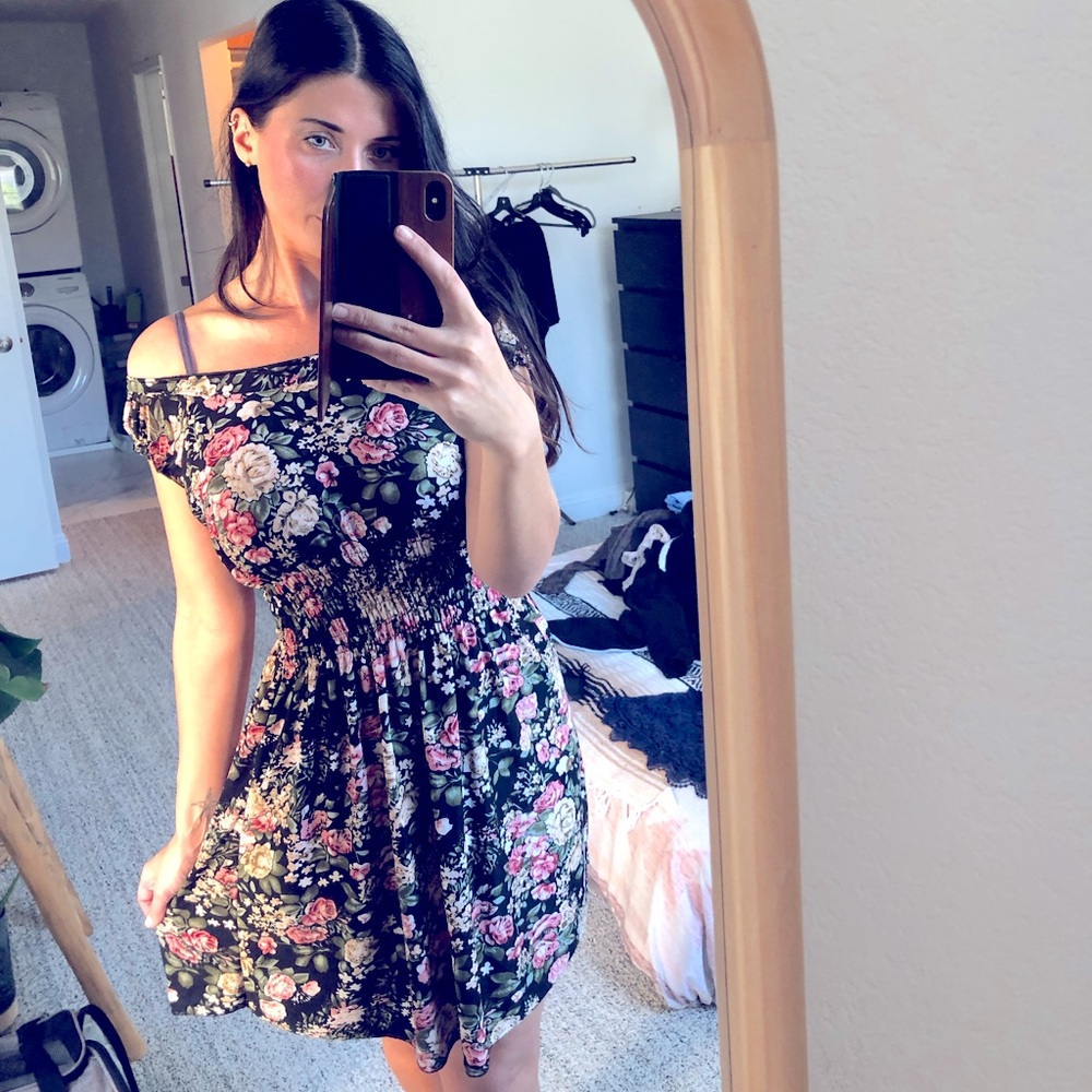 Vintage Floral Romantic Feminine Dress